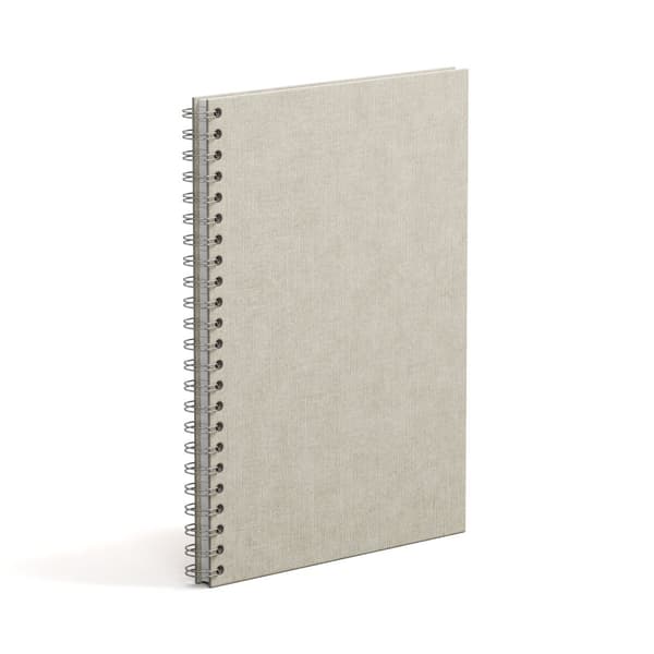 Notatbok A4 Linjert Linen 90 Sider Bigso Box of Sweden
