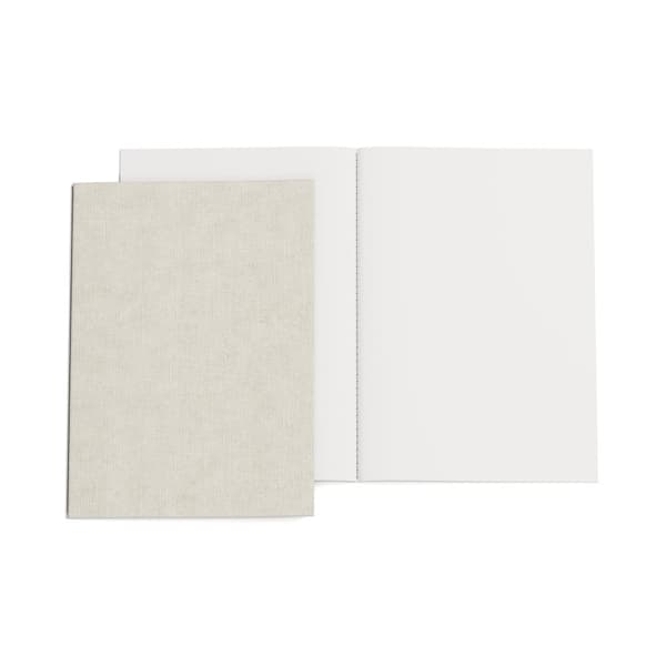 Notatblokk A4 Linjert 2-pakning Linen Bigso Box of Sweden