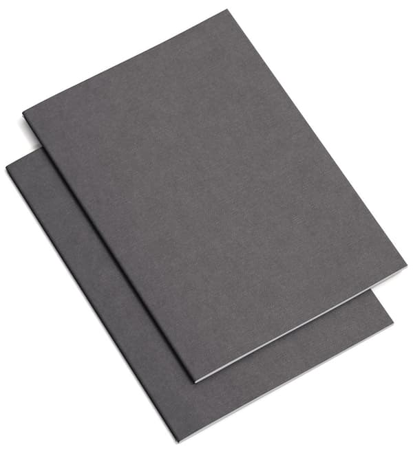 Notatblokk A4 Linjert 2-pakning Black Bigso Box of Sweden