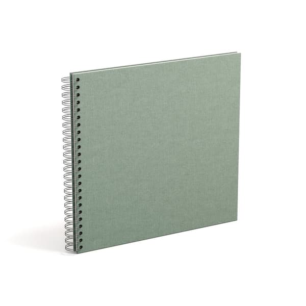 Fotoalbum Soft Teal med hvite ark 35x31,5cm Bigso Box of Sweden