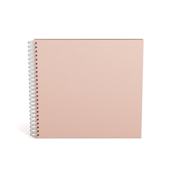 Fotoalbum Dusty Pink med svarta blad 35x31,5cm Bigso Box of Sweden