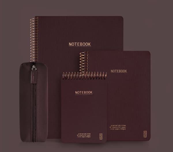Notatbok A5 Premium Coffee KOZO