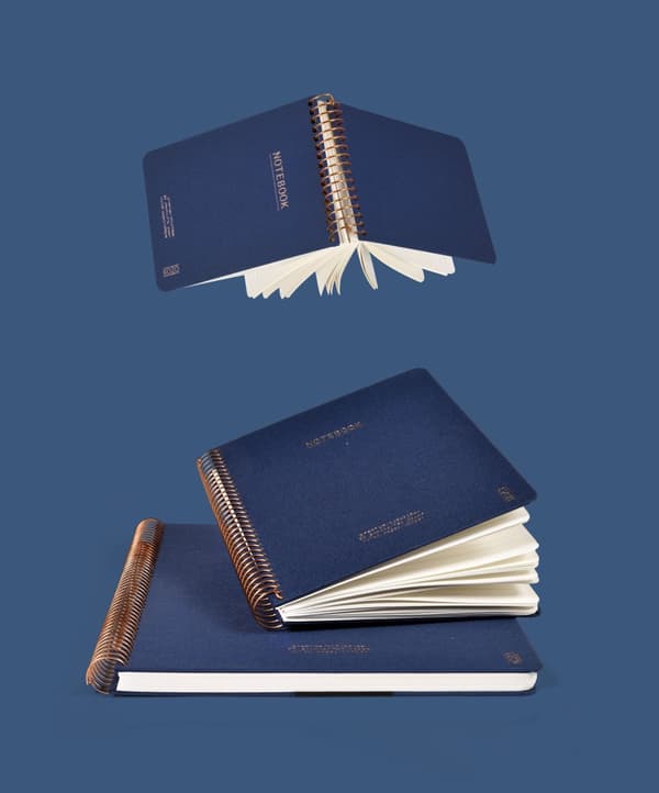 Anteckningsblock A6 Premium Navy KOZO