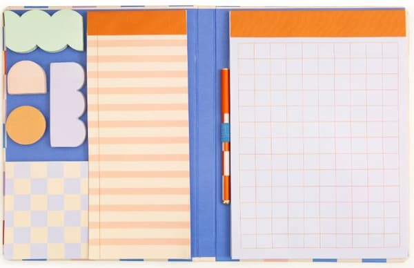 Notepad with Sticky Notes Set & Pen
