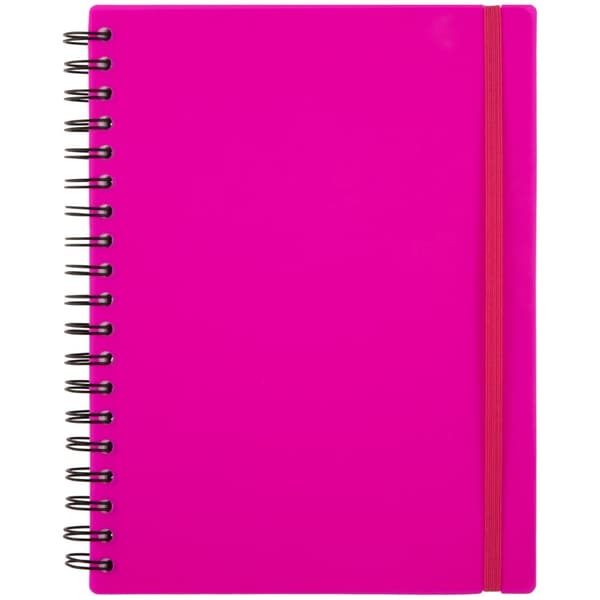 Blon Twin Wire A4 Notebook Pink One Size