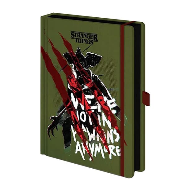 Spiral Direct Not In Hawkins Stranger Things A5 Notebook Green One Size