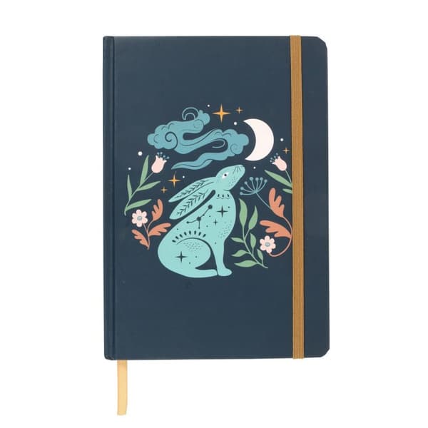 Something Different Midnight Hare A5 Notebook Blue/White One Size