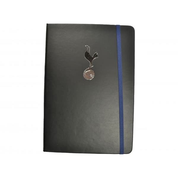 Tottenham Hotspur FC Spurs Premium Crest A5 Notebook Black One Size