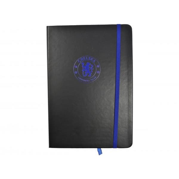 Chelsea FC Premium Crest A5 Notebook Black/Blue One Size