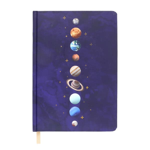 Something Different Solar System A5 Notebook Navy Blue One Size