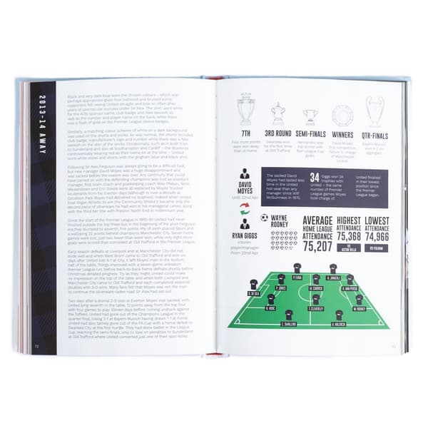 Manchester United FC Classic Kit Book