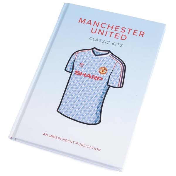 Manchester United FC Classic Kit Book White/Light Blue One Size