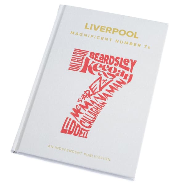 Liverpool FC Magnificent Number 7s Book White/Red/Yellow One Size