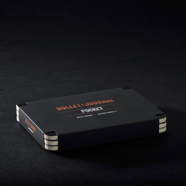 Bullet journal A6 Prickad Black 3-pack Leuchtturm1917