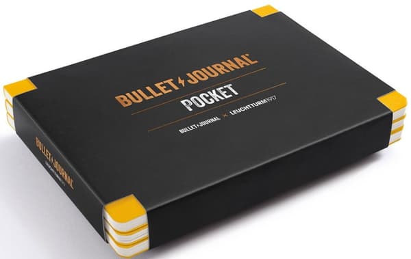 Bullet journal A6 Prikket Yellow 3-pack Leuchtturm1917