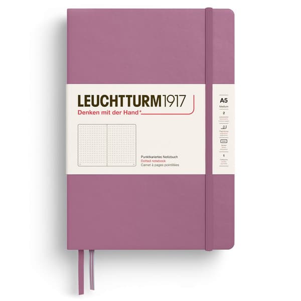 Anteckningsbok A5 Soft Prickad Dusty Rose Leuchtturm1917