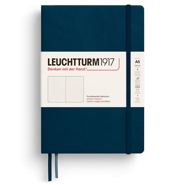 Anteckningsbok A5 Soft Prickad Deep Sea Leuchtturm1917