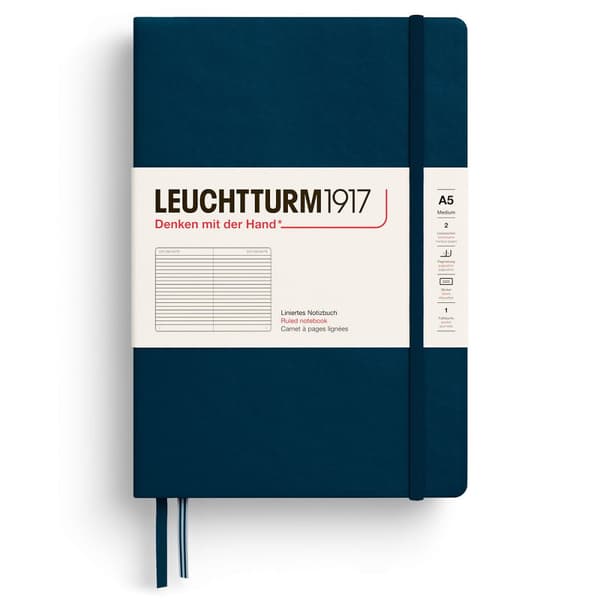 Anteckningsbok A5 Soft Linjerad Deep Sea Leuchtturm1917