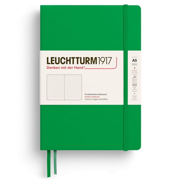 Anteckningsbok A5 Soft Prickad Spring Leaf Leuchtturm1917