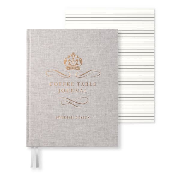 Coffe Table Journal Royal 25,5 x 20 cm Nature 256 sider Paperstyle