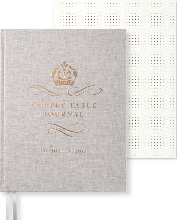 Coffe Table Journal Royal 25,5 x 20 cm Nature 256 sider Paperstyle