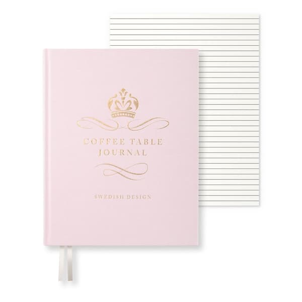 Coffe Table Journal Royal 25,5 x 20 cm Dusty Rose 256 sidor Paperstyle