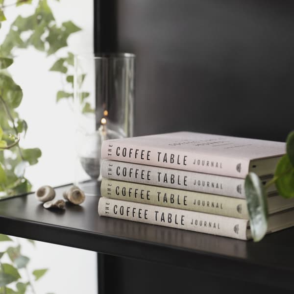 Coffe Table Journal Clean 25,5 x 20 cm Rough Linen 256 sider Paperstyle