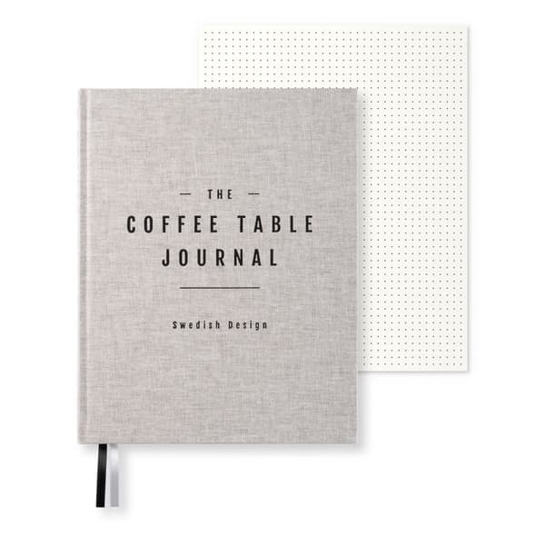 Coffe Table Journal Clean 25,5 x 20 cm Nature 256 sider Paperstyle