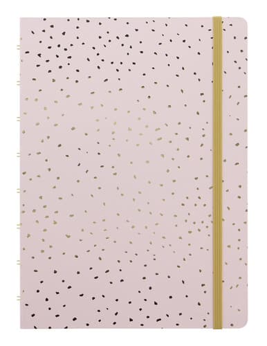 Anteckningsbok A5 Confetti Linjerad Rose Quartz Filofax