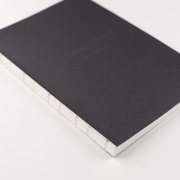 Notatbok A5 Linjert Bohus Granite 120 sider Thread Bound