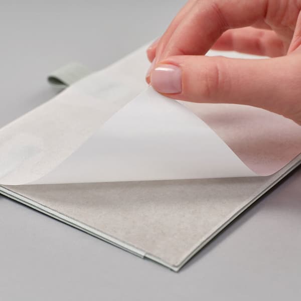 Förvaringsficka med elastisk band och pennhållare - Patch Pocket Moss Semikolon