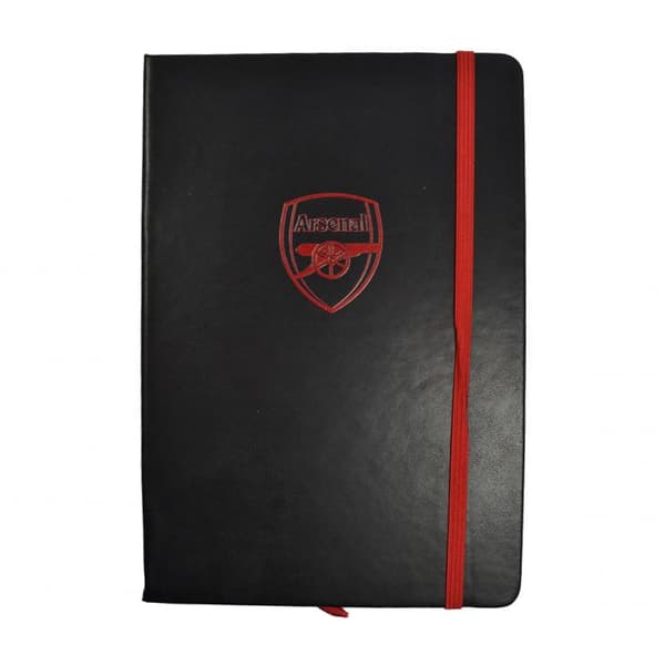 Arsenal FC Premium Crest A5 Notebook Black/Red One Size
