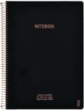 Miniatyrbilde 1 av 2: Notatbok A4 Rutet Premium Black KOZO