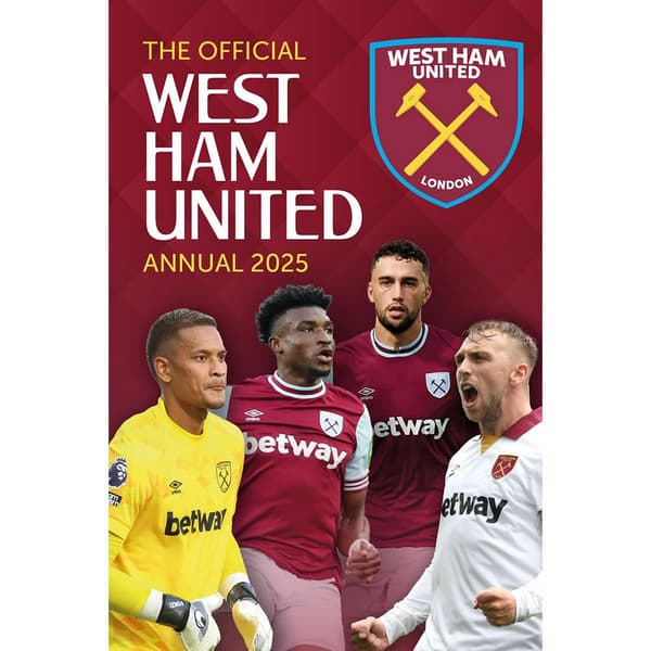 West Ham United FC 2025 Annual Maroon/Multicoloured One Size