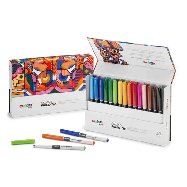 Carioca Plus Prisma Fiber-Tip 30 st