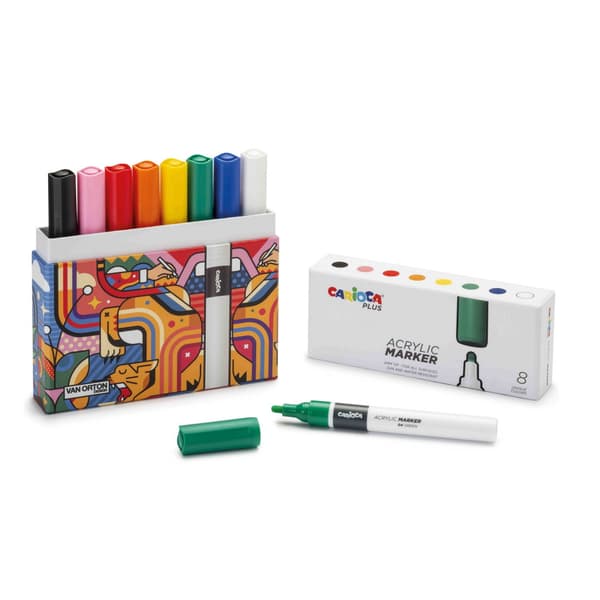 Carioca Plus Akryl penne 8 st