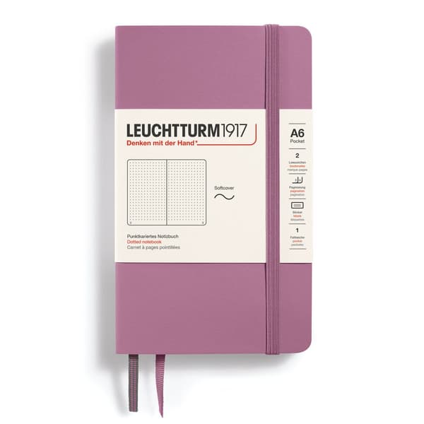 Anteckningsbok A6 Soft Prickad Dusty Rose Leuchtturm 1917