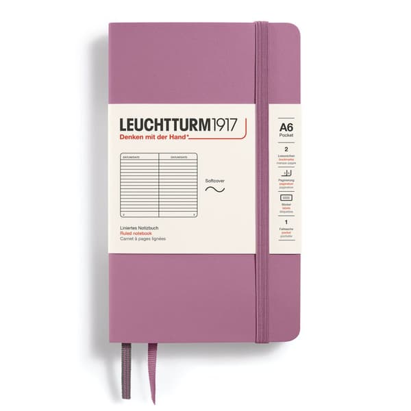 Anteckningsbok A6 Soft Linjerad Dusty Rose Leuchtturm 1917