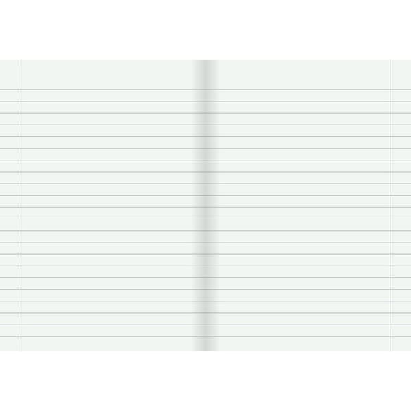 Skrivhäfte A5 linjerat 8,5mm mellanblå 25st