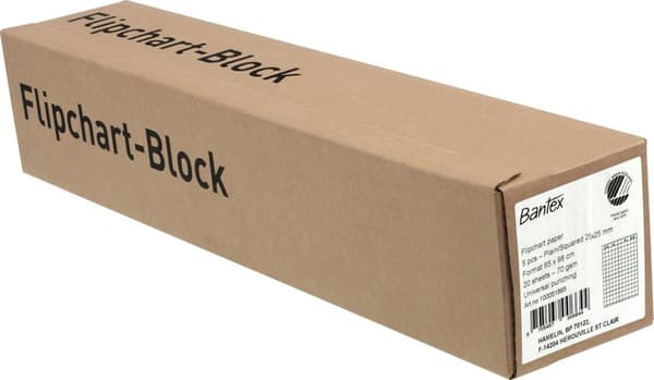 Blädderblock BANTEX 65x98cm rutat 5/fp