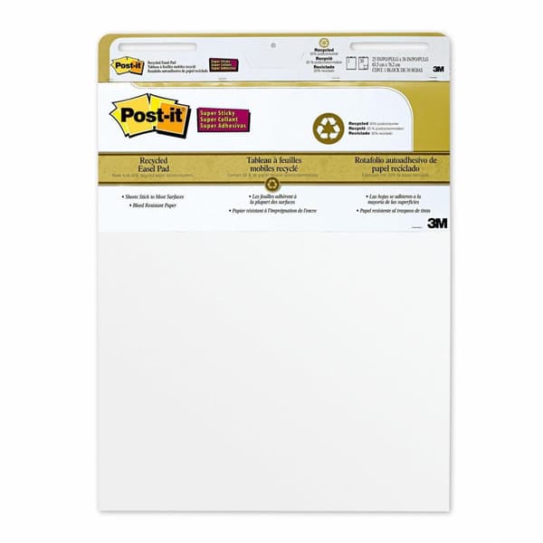 Blädderblock POST-IT Rec 635x775mm 2/fp
