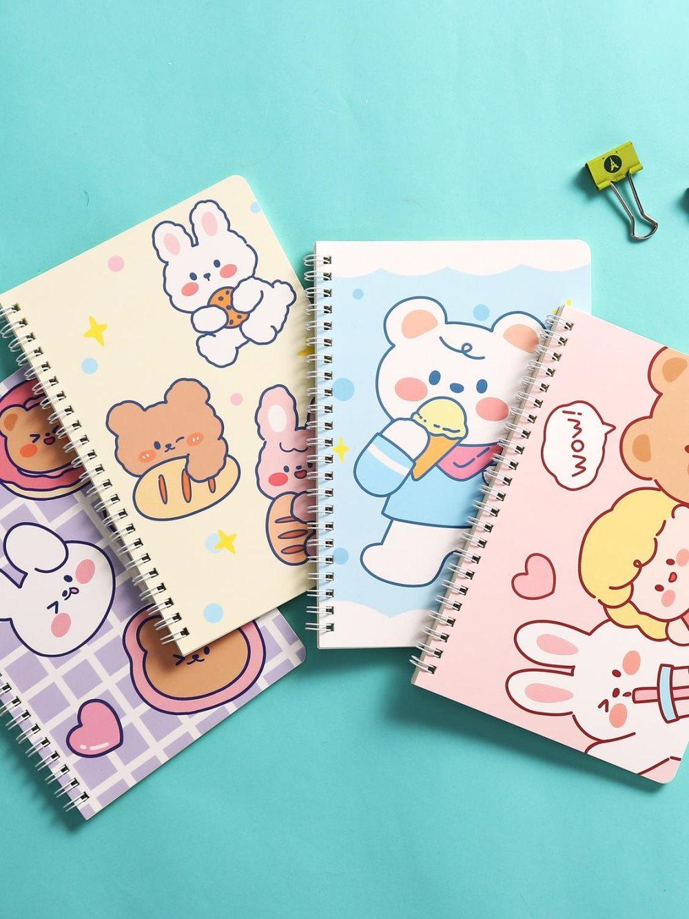 Cute Cartoon Notebook Purple