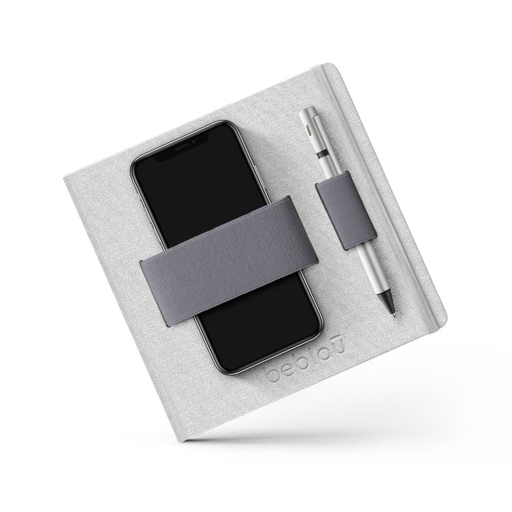 FLEX Gray Notebook Ruled - Steel Gray