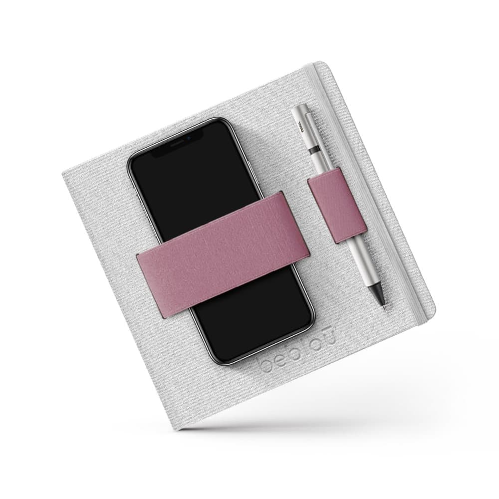 FLEX Gray Notebook Ruled - Soft Purple