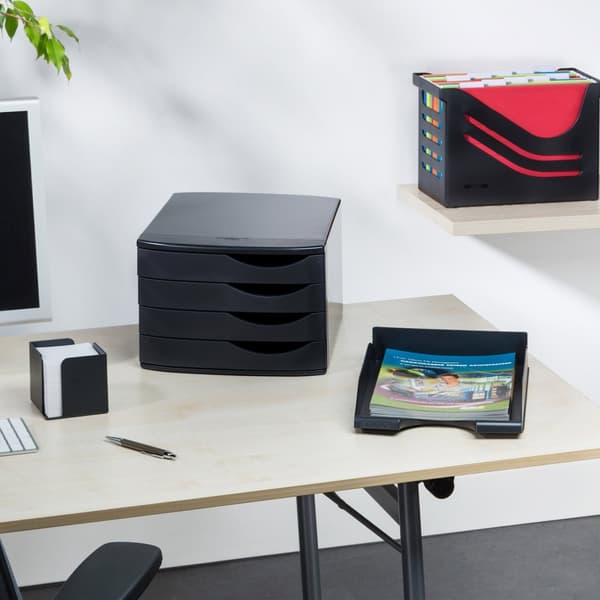 Memoblok holder, sort - 1 stk.