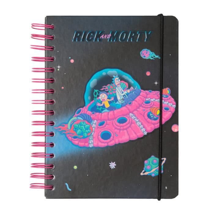 Notebook dubbelt omslag A5 Bullet Rick & Morty