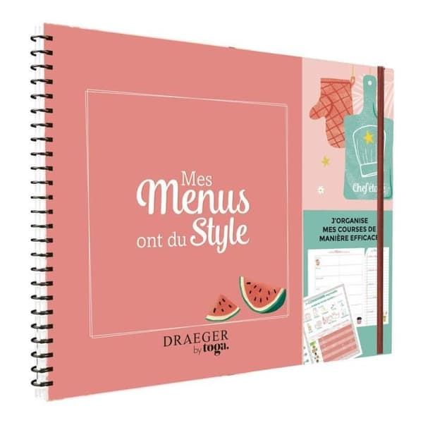 Draeger la carterie - MENYPLANERARE Notebook - Flerfärgad