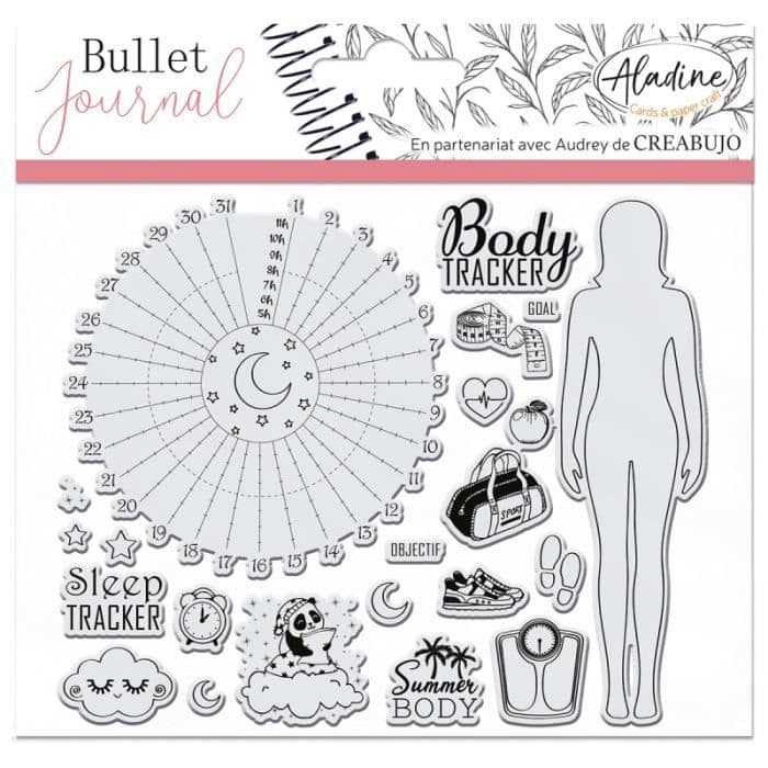 Clear Stampon Bullet Journal - Health Trackers - 22 st