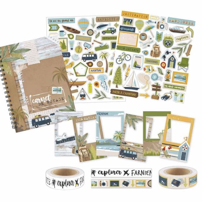Scrapbooking resedagbok kit