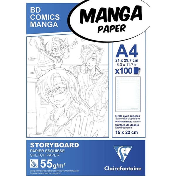 Mangablock Storyboard A4 100F G.S. 55g